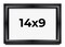 9x14 Modern Shadow Box 1.5" Depth Picture Frame with UV-Resistant Acrylic & Acid Free Backing, Available in 3 Finishes - Black, Silver, White